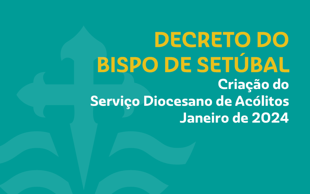 Liturgia: D. Américo Aguiar cria Serviço Diocesano de Acólitos e nomeia o Diácono Telmo Nunes como seu diretor