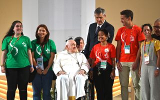 Papa Francisco e os jovens na Vigília da JMJ