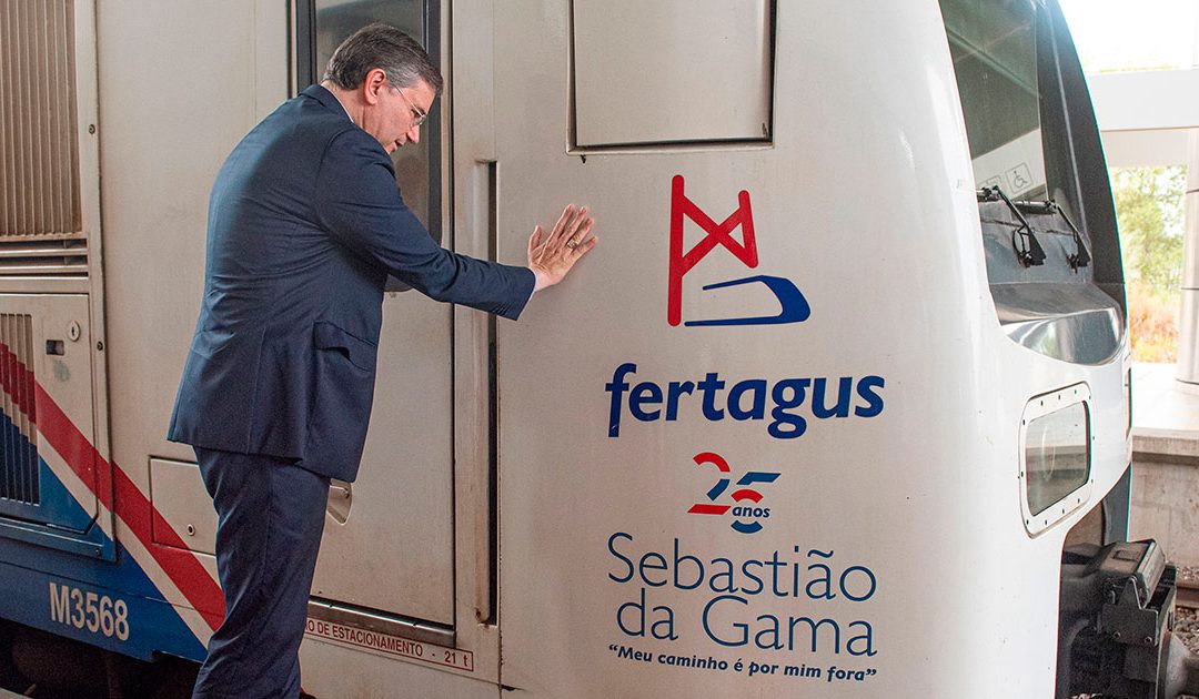 Benção da carruagem Fertagus Sebastião da Gama