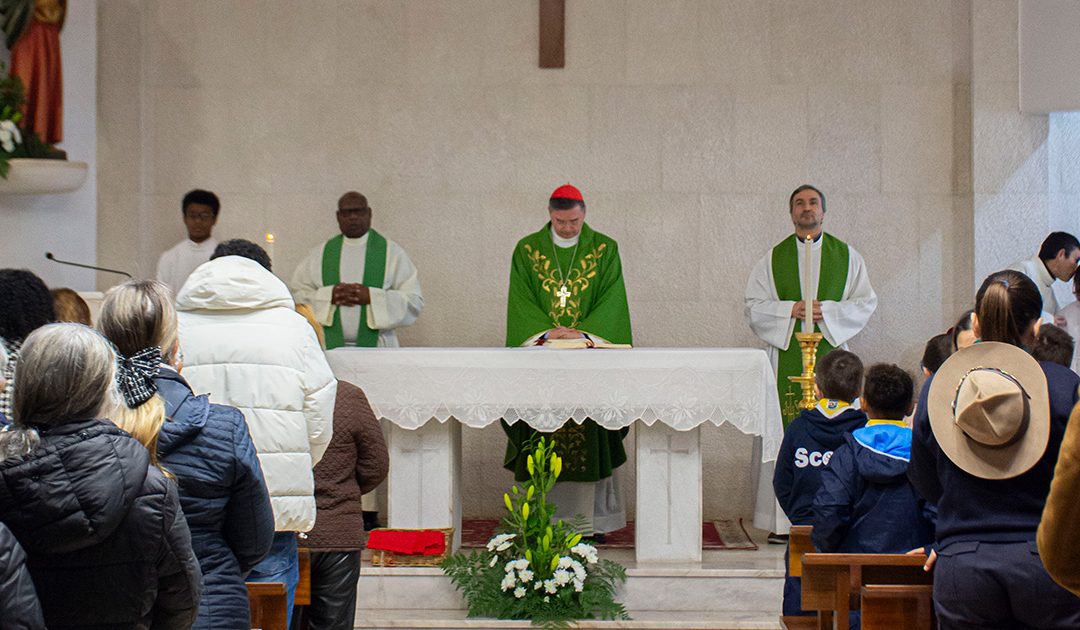 Eucaristia na Igreja de Nossa Senhora da Paz, no Casal do Marco
