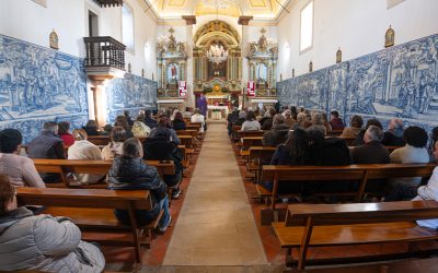 Missa na paróquia de Sarilhos Grandes