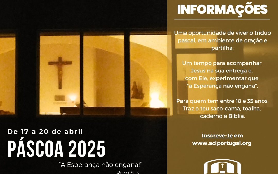 Páscoa 2025 – Casa de Oração Santa Rafaela Maria
