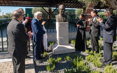 Busto de D. Gilberto Reis inaugurado no Santuário de Cristo Rei