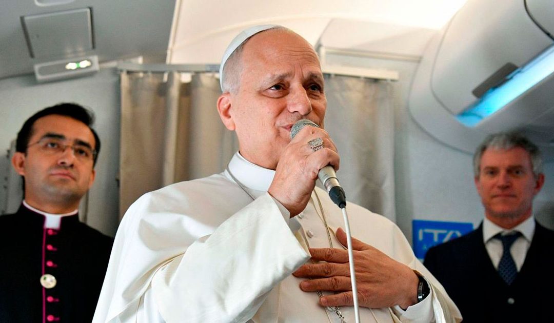«Em comunhão com o Papa Leão XIV»