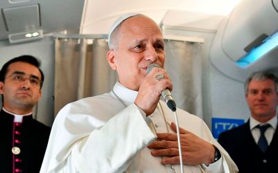 «Em comunhão com o Papa Leão XIV»