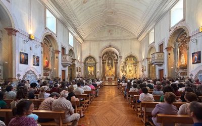 «Valemos nada mais, nada menos que Deus»: Cardeal Américo Aguiar visita o Monte de Caparica